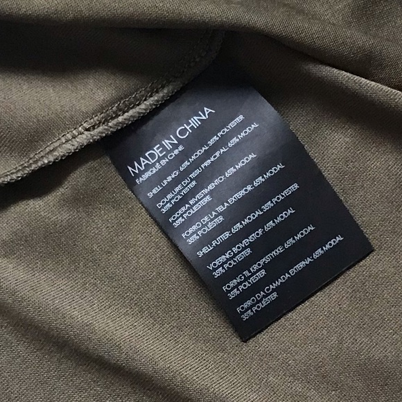 Club Monaco Olive Green Layered Dress Size Large - Picture 11 of 16